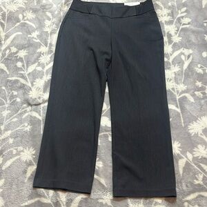Essential Christopher & Banks Pants Trouser Leg Grey Sz 12 S